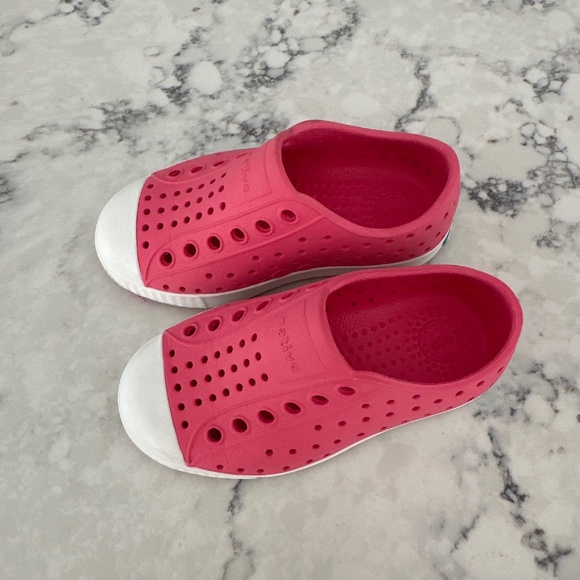 Bright Pink Native Shoes - Picture 1 of 3